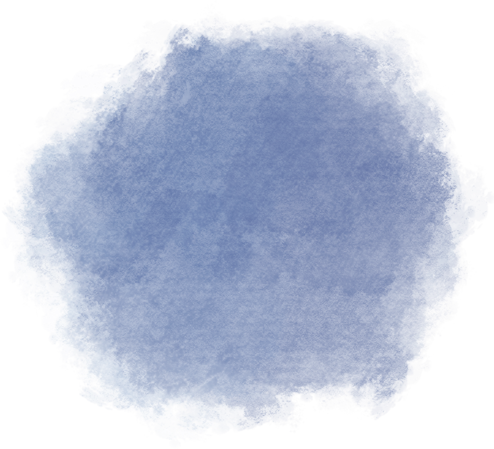 Blue watercolor stain paint background splash texture